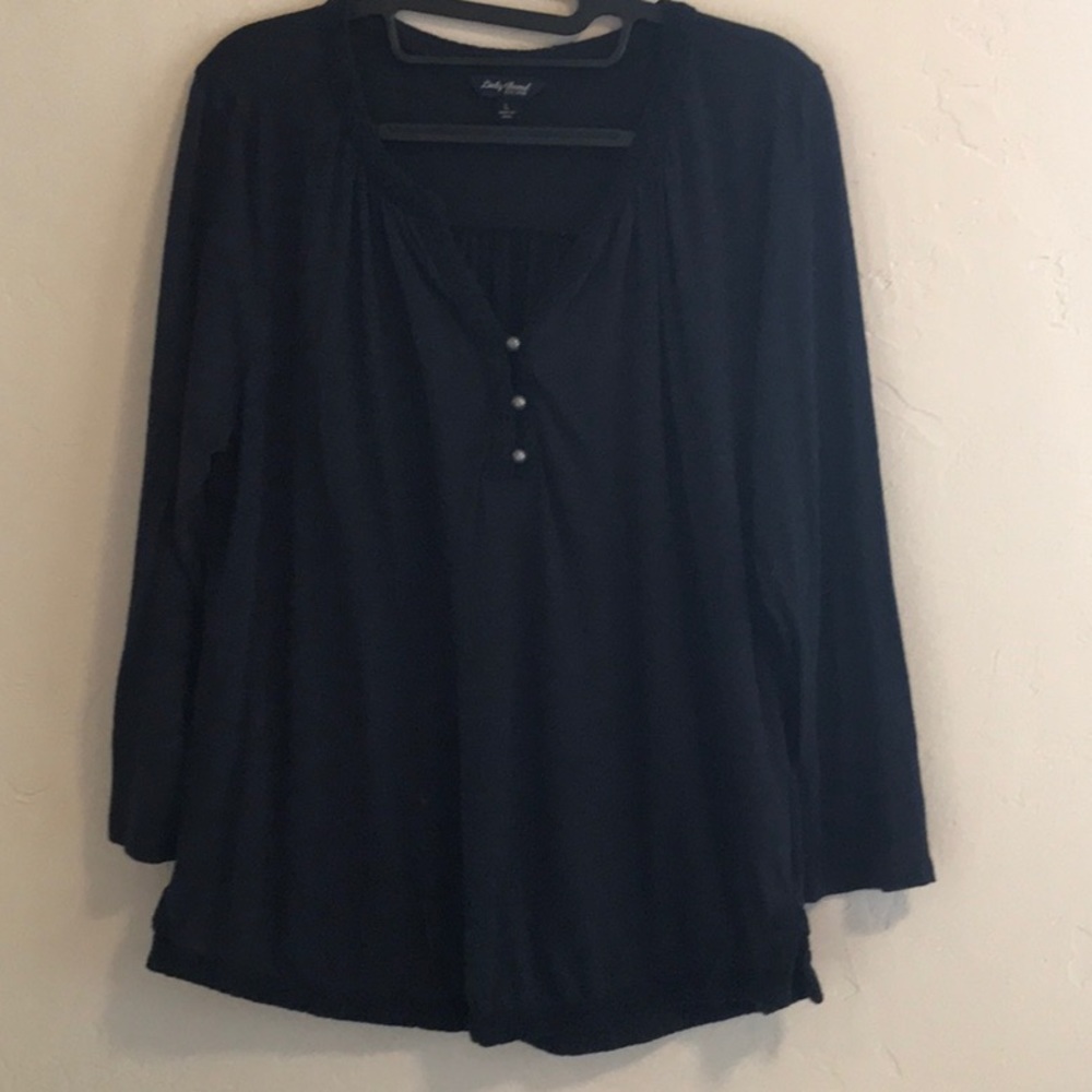 Navy Blue Lucky Brand Top Size L